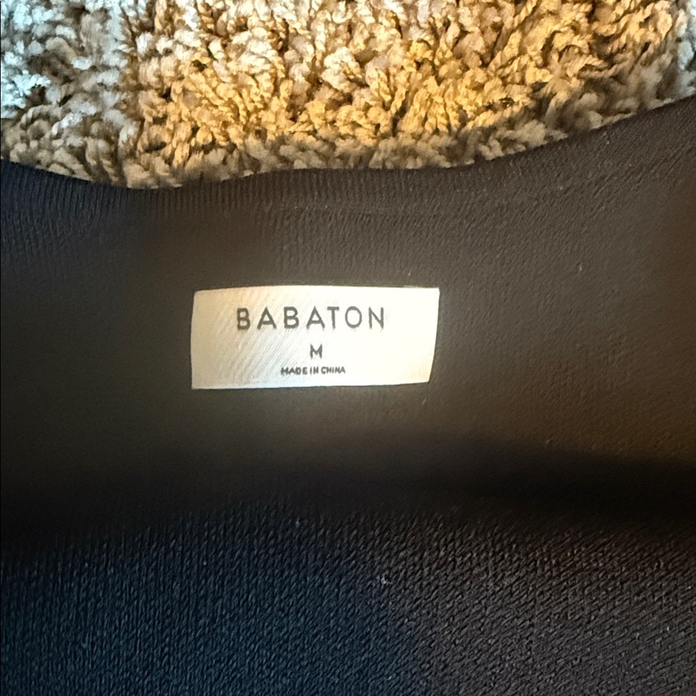 Babaton Black and White Striped Crop Top - Picture 3 of 3